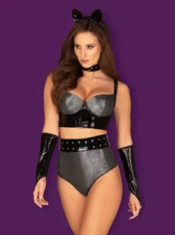 Obsessive Ensemble Lingerie Tenue Sexy Catwoman