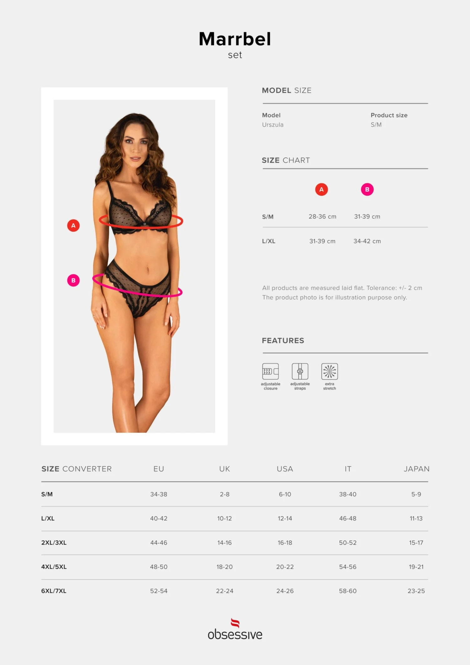 Obsessive Ensemble Lingerie Noir Sensuel – Image 5