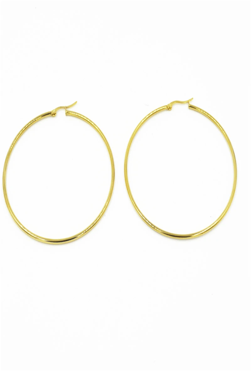 Boucles D'oreilles Créoles Couleur Or