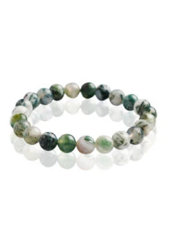 Bracelet Pierre Naturelle Agate Mousse