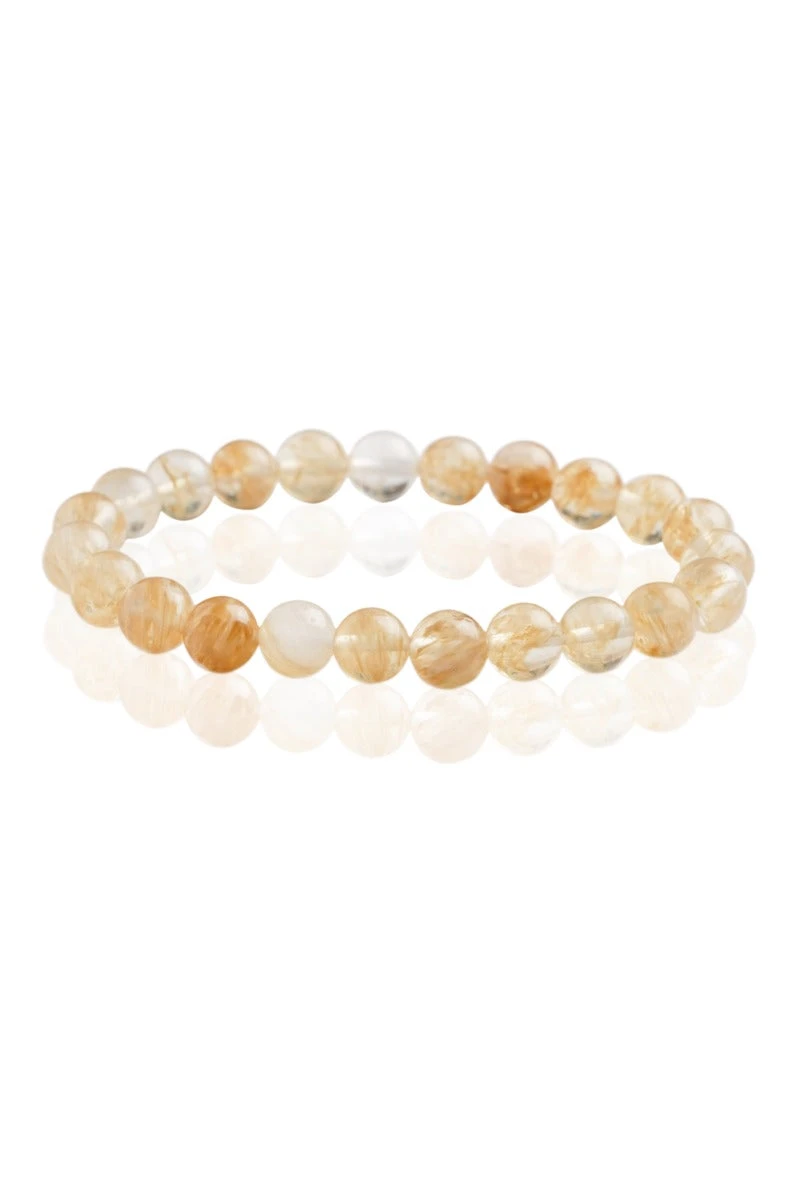 Bracelet En Pierre Naturelles Citrine