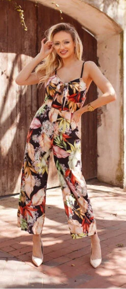 Combinaison Pantalon Fleurie