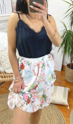 Jupe Courte Fleurie