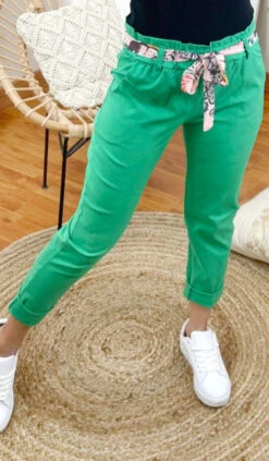 Pantacourt Vert Femme