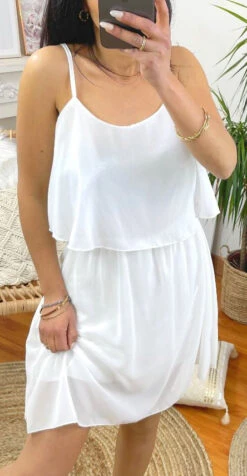 Robe Courte Blanche